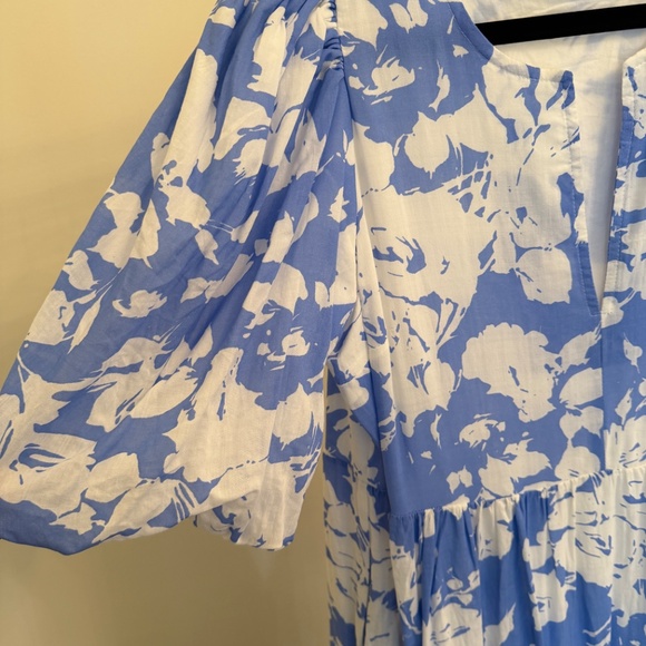 Hyacinth House by Tuckernuck Blue and White Floral Cisco Maxi Dress - Picture 4 of 4